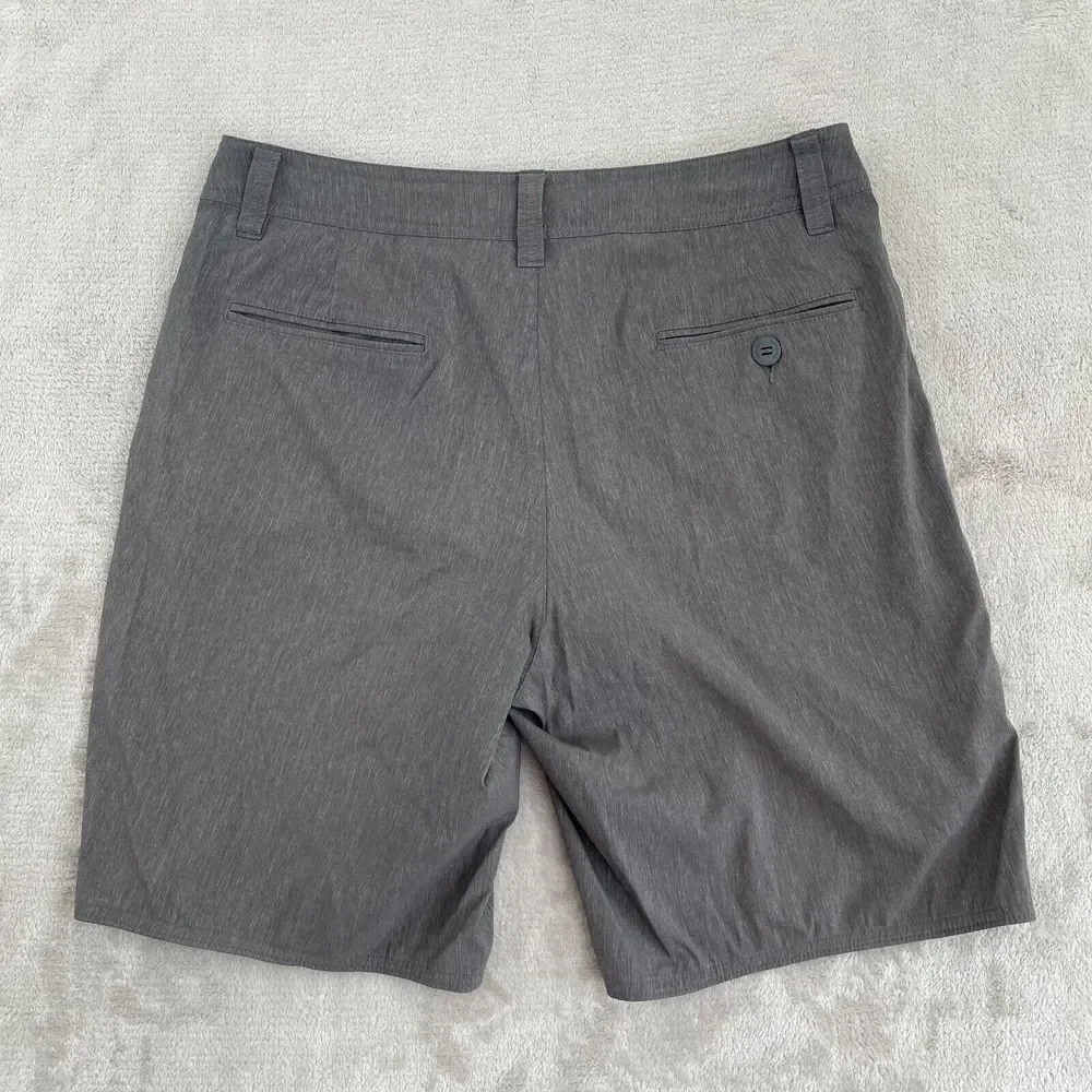 Patagonia‎ Wavefarer Walk Shorts Men 30x9 Grey DWR UPF50 Hybrid Hiking Fishing